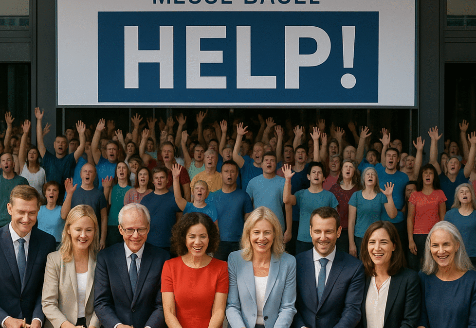 HELP- Gänsehaut-Moment zur Eröffnung: Wir singen gemeinsam „HELP!“ von den Beatles