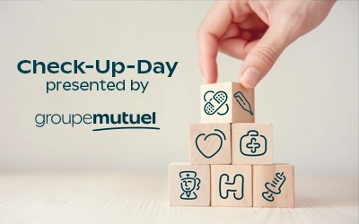 Ein starker Partner für einen starken Tag: Groupe Mutuel wird Presenting Partner des Check-Up-Days